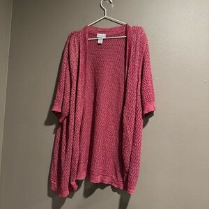 Catherines Open-Front Cardigan Size 3X